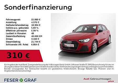 Audi A1 25 TFSI Sportback LED / virtual / Sitzheizung / Na