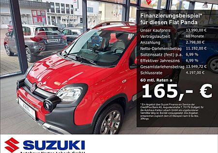Fiat Panda gebraucht kaufen Fiat Panda Cross 4x4 0.9 TwinAir AC PDC Alu 1.Hand Scheckheft