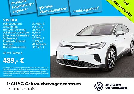 VW ID.4 Volkswagen Pro CCS Wärmepumpe AHK IQ.Light IQ.Drive Pa