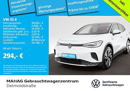 VW ID.4 Volkswagen Pro CCS Wärmepumpe AHK IQ.Light IQ.Drive Pa