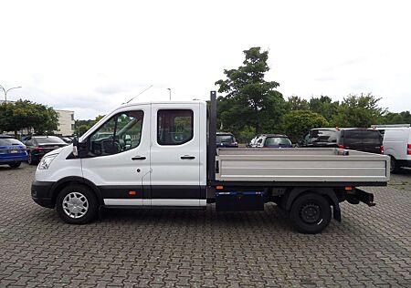 Ford Transit 350 L3 DoKa 6-Sit+Pritsche+AHK+Navi+Standhzg+Klima