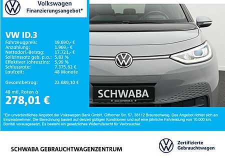 VW ID.3 Volkswagen Pro Performance *ACC*PANO*MATRIX*NAVI*19''*