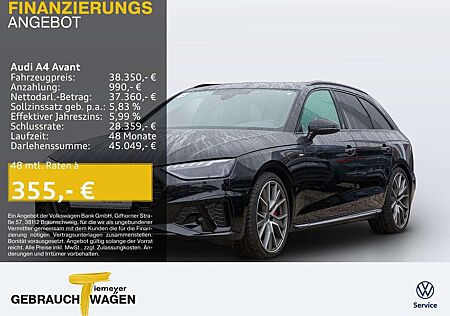 Audi A4 40 TFSI Q 2x S LINE LM19 KAMERA NAVI+ V