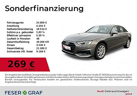 Audi A4 Limousine 40 TDI quattro Matrix/B&O/Navi+/Standhzg