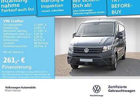 VW Crafter Volkswagen 30 2.0 TDI EcoProfi MR PDC Radio uvm