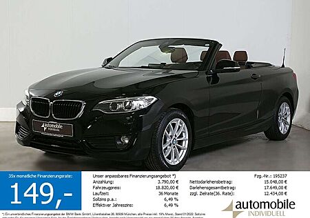 BMW 220 i Cabrio Advantage Xenon Navi Leder Lenkradh.