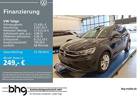 VW Taigo Volkswagen Life 1,0 l TSI OPF