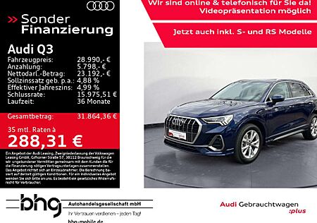 Audi Q3 45 TFSIe S-line LED/Navi/EPH/Assist/uvm.