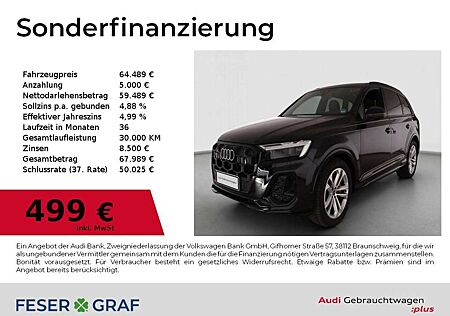 Audi Q7 45 TDI S line Ext/Matrix/HuD/Pano/7-Sitze/Luft/Air