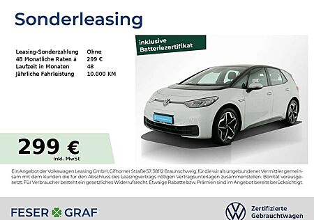 VW ID.3 Volkswagen Pro APP Kamera LED CCS ParkAssist LM