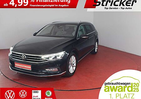 VW Passat Variant Volkswagen Elegance 2.0TDI DSG 308,-ohne Anzahlung AHK Leder
