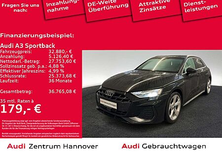 Audi A3 S line 35 TFSI Kmera ACC virtual LE