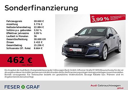 Audi A3 Limo. advanced Virtual/Navi/LED/SHZ/Klima+18"