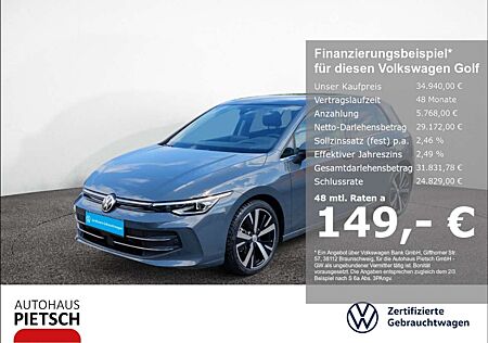 VW Golf Volkswagen VIII 1.5 eTSI Style Matrix AHK ACC Pano