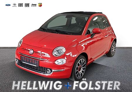 Fiat 500 Red *El. Verdeck* Navi *Apple CarPlay* Allwetterr
