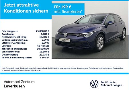 VW Golf Volkswagen VIII Life DSG NAVI VIRT ACC AHK SHZ LED