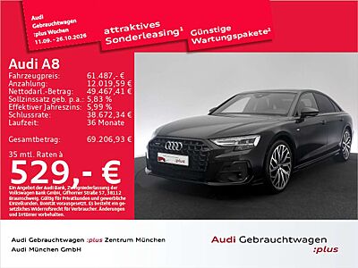 Audi A8 50 TDI qu. S line Pano/StdHzg/RSR/21"Zoll