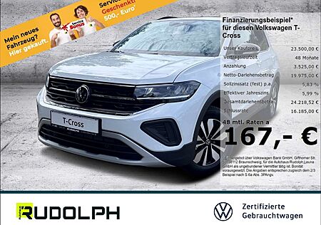 VW T-Cross Volkswagen Goal 1.0 TSI 6-Gang LED BT SHZ ACC Klima