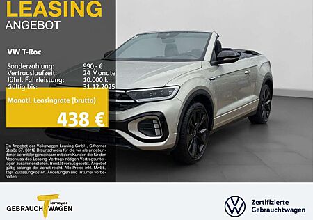 VW T-Roc Volkswagen Cabrio 1.5 TSI DSG R-LINE BLACK LM19 LED+