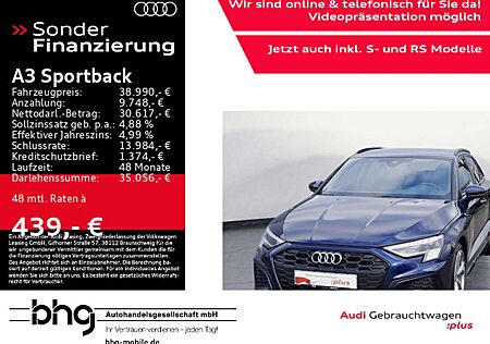 Audi A3 45 TFSIe S tronic S line e-tron AHK