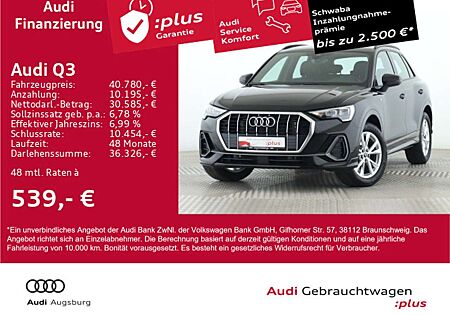 Audi Q3 S line 35 TDI S tr. *LED*VIRTUAL*AHK*ACC*18"*