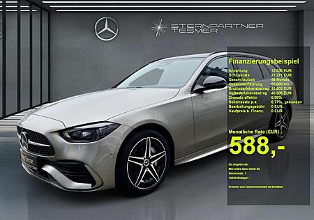 Mercedes-Benz C 300 de 4M T AMG Night PANO KAMERA AHK HuD SHZ