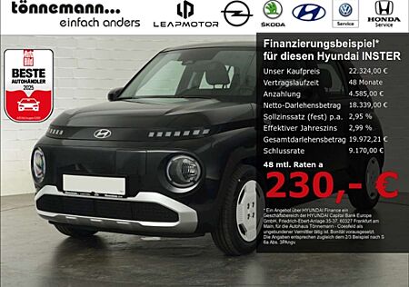 Hyundai Inster SELECT 42kWh+NAVI+RÜCKFAHRKAMERA+SMARTKEY+ABSTANDS