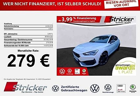 Cupra Leon 1.5eTSI DSG 279,-ohne Anzahlung Navi Kamera Sitzh