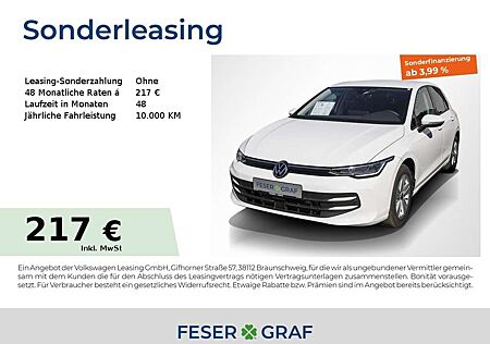 VW Golf Volkswagen 8 Life 1.5 TSI APP AreaView LED SiHz