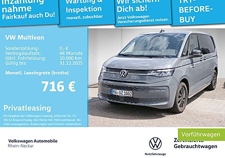 VW T7 Multivan Volkswagen T2.0 Multivan TDI Life Kamera LED Klima