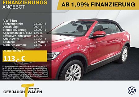 VW T-Roc Volkswagen Cabrio 1.0 TSI STYLE NAVI KAMERA WINTERP.