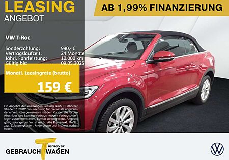 VW T-Roc Volkswagen Cabrio 1.0 TSI STYLE NAVI KAMERA WINTERP.
