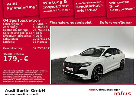 Audi Q4 e-tron Q4 Sportback 35 e-tron RFK NAVI HUD PANO SONOS