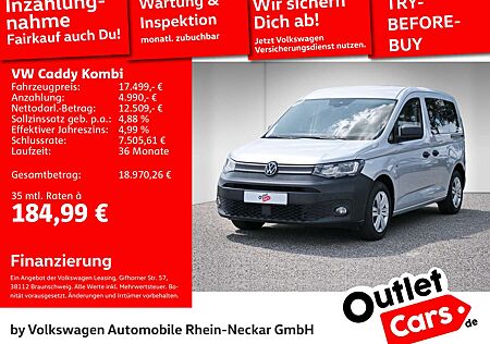 VW Caddy Volkswagen 2.0 TDI Klima PDC ACC 5-Sitzer uvm