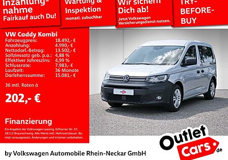 VW Caddy Volkswagen 2.0 TDI Klima PDC ACC 5-Sitzer uvm