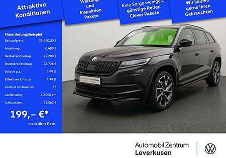 Skoda Kodiaq gebraucht kaufen Skoda Kodiaq Sportline 4x4 MEMORY DCC KAM CARPLAY SHZ