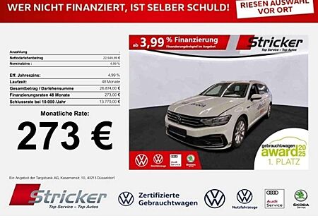 VW Passat Variant Volkswagen GTE 1.4TSI DSG 273,-ohne Anzahlung Pano Standh. A