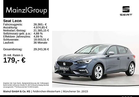 Seat Leon 1.5 eTSI DSG FR Navi Kam. SHZ Matrix ACC