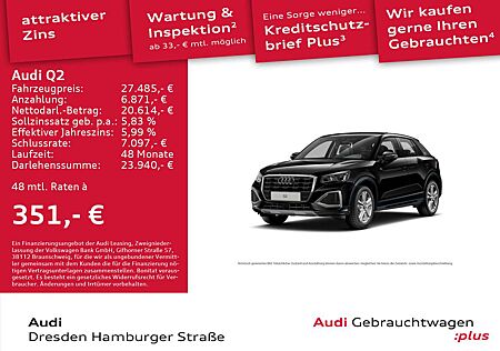 Audi Q2 35 TFSI Advanced Matrix Navi Rückfahrkamera