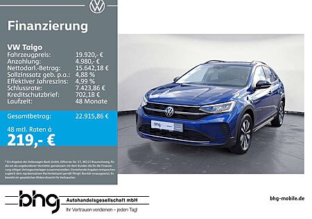 VW Taigo Volkswagen 1.0 TSI OPF Goal AppConnect, LED, Ganzjahr