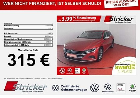 VW Arteon Volkswagen Shooting Brake Elegance 2.0TDI DSG 315,-ohne Anza