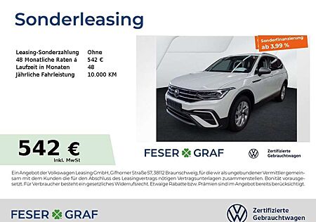 VW Tiguan Allspace Volkswagen Life 2.0 TDI DSG Navi AHK Kamera LED