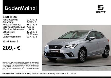 Seat Ibiza 1.0 TSI Style Pano SHZ ACC PDC Mirror Link