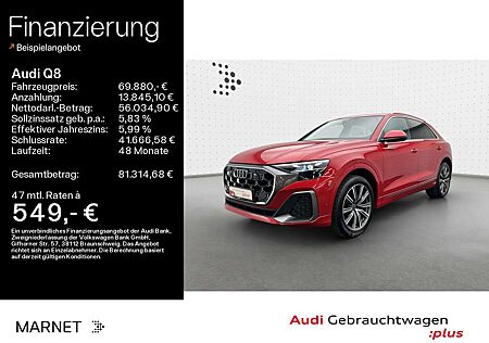 Audi Q8 50 TDI quattro S line*Navi*Matrix*Alu*AHK*HUD