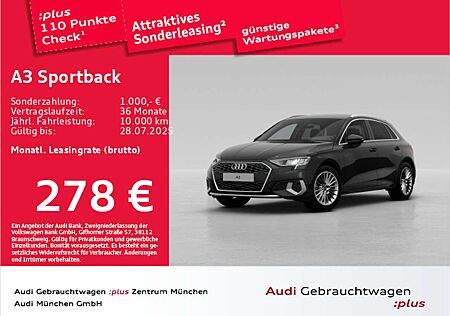 Audi A3 35 TFSI S tronic advanced AHK/PDC+/