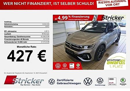 VW T-Roc Volkswagen R 2.0TSI DSG 427,-ohne Anzahlung Akrapovic AHK Pa