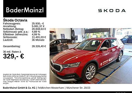 Skoda Octavia Scout 2.0 TDI 4x4 DSG Navi HUD Kamera