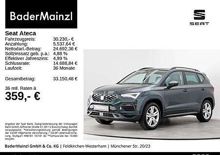 Seat Ateca 2.0 TDI 4D DSG FR AHK Pano AHK Beats Kam.