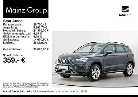 Seat Ateca 2.0 TDI 4D DSG FR AHK Pano AHK Beats Kam.