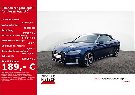 Audi A5 Cabriolet 35 TFSI Advanced Navi AHK Keyless